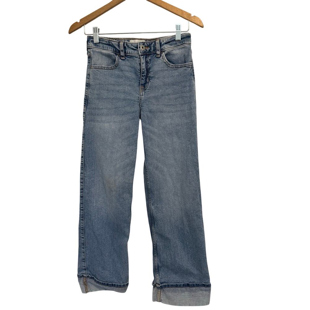 Abercrombie Kids 13/14 High Rise Wide Leg Girls Denim Jeans